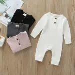 Baby Ribbed Organic Cotton Romper
